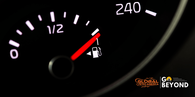 visualisasi fuel meter pada kendaraan mobil