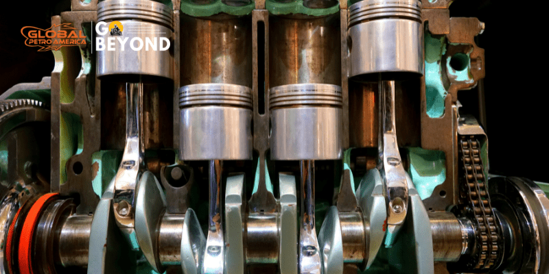 visualisasi piston bekerja pada mesin